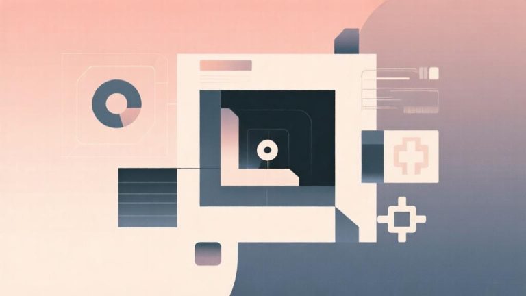 自动生成图片: Minimalist abstract illustration of hidden game mechanics, soft gradient background with geometric shapes representing game systems, professional color scheme with muted tones, clean modern design high quality illustration, detailed, 16:9